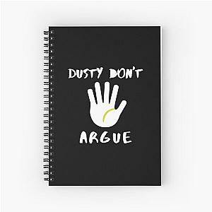 The Dustin Martin Don't Argue T-Shirt Spiral Notebook