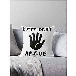 The Dustin Martin Dont Argue T-Shirt Throw Pillow