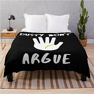 The Dustin Martin Don't Argue T-Shirt Throw Blanket