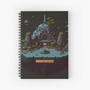 Zerg Fortress Dwarf Dwarf Fortress - Artwork 8 by Pitasso Spiral Notebook