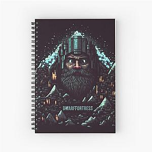 Zerg Fortress Dwarf Dwarf Fortress big dwarf - Artwork 7 by Pitasso Spiral Notebook