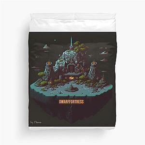 Zerg Fortress Dwarf Dwarf Fortress - Artwork 8 by Pitasso Duvet Cover