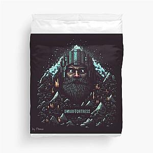 Zerg Fortress Dwarf Dwarf Fortress big dwarf - Artwork 7 by Pitasso Duvet Cover