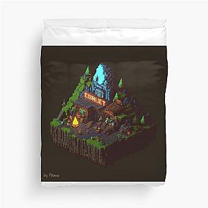 Zerg Fortress Dwarf Dwarf Fortress - Artwork 2 by Pitasso Duvet Cover