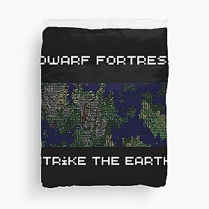 Strike the earth! Dwarf Fortress map  Duvet Cover