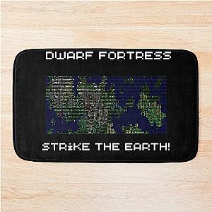 Strike the earth! Dwarf Fortress map  Bath Mat