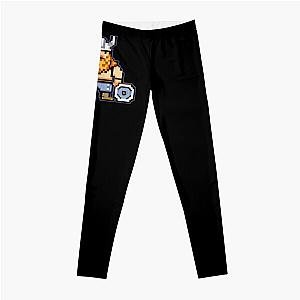 Viking Dwarf - Strike The Earth - Dwarf Fortress - Pixel game Leggings