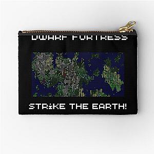 Strike the earth! Dwarf Fortress map  Zipper Pouch