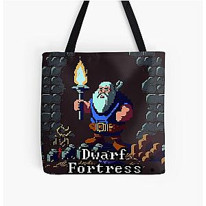 Zerg Fortress Dwarf Dwarf Fortress - Artwork by Pitasso All Over Print Tote Bag