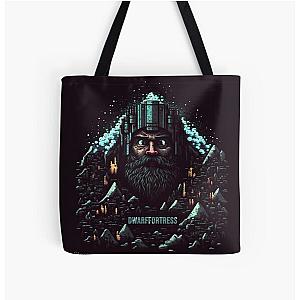 Zerg Fortress Dwarf Dwarf Fortress big dwarf - Artwork 7 by Pitasso All Over Print Tote Bag