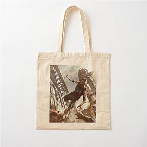 Man Dying Light Parkouring On Zombies Cotton Tote Bag