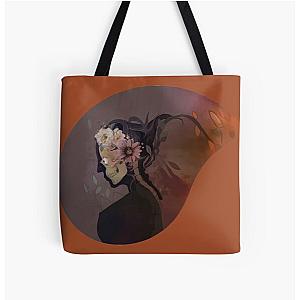 Dying Light murales, woman x-ray profile All Over Print Tote Bag