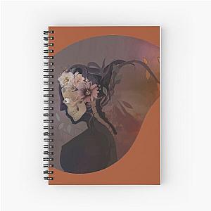 Dying Light murales, woman x-ray profile Spiral Notebook