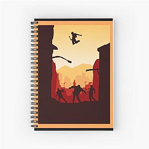 Dying Light - Minimalist Travel Style - Video Game Art Spiral Notebook