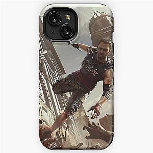 Man Dying Light Parkouring On Zombies iPhone Tough Case