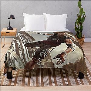 Man Dying Light Parkouring On Zombies Throw Blanket