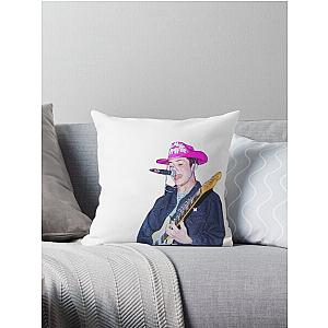 Retro Dylan Minnette Throw Pillow