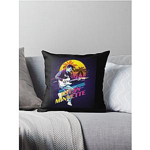 Reward Dylan Minnette Guitar Drum Retro Gift For Halloween Throw Pillow