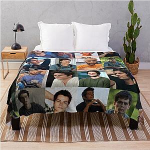 Dylan Obrien Collage Throw Blanket