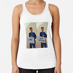 Wallows - Dylan Minnette from 'I don't want to talk' Music Video Racerback Tank Top