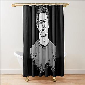 Dylan Minnette - Illustration Shower Curtain