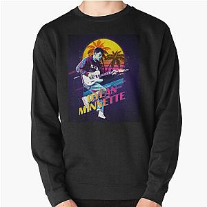 Reward Dylan Minnette Guitar Drum Retro Gift For Halloween Pullover Sweatshirt