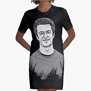 Dylan Minnette - Illustration Graphic T-Shirt Dress