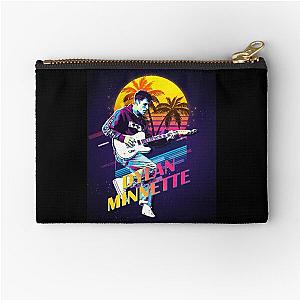 Reward Dylan Minnette Guitar Drum Retro Gift For Halloween Zipper Pouch