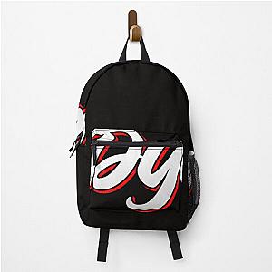 Retro Dylan Name Label (Black)  Backpack