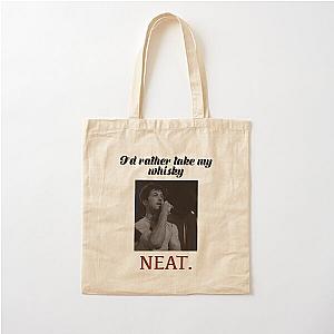 Dylan Minnette - I'd rather take my whisky neat Cotton Tote Bag