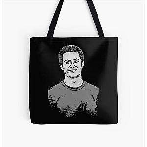 Dylan Minnette - Illustration All Over Print Tote Bag