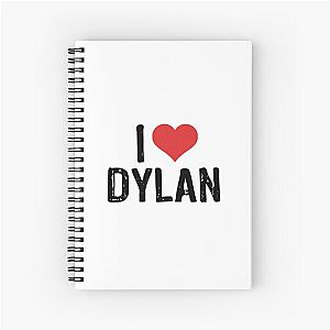 I Love Dylan Spiral Notebook