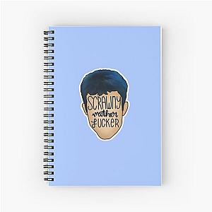 dylan minnette scrawny sticker Spiral Notebook