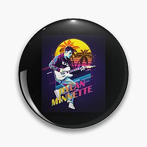 Reward Dylan Minnette Guitar Drum Retro Gift For Halloween Pin