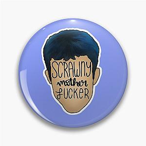 dylan minnette scrawny sticker Pin