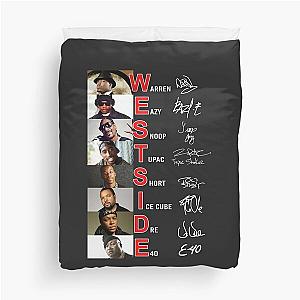 West Side Wárren Éazy Snóop Túpác Short Íce Cúbe Dre E40  Duvet Cover