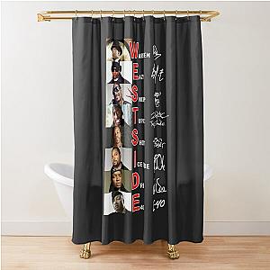 West Side Wárren Éazy Snóop Túpác Short Íce Cúbe Dre E40  Shower Curtain