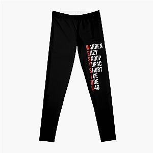 Westside - Warren Eazy Snoop Tupac Short Ice Dre E40 - Leggings