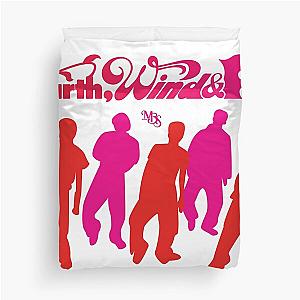 Silhouette design inspired by the group "boynextdoor" in the era earth,wind&fire Duvet Cover