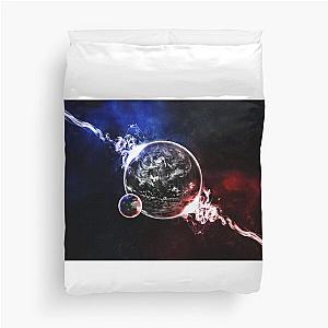 Earth Good vs Evil Duvet Cover