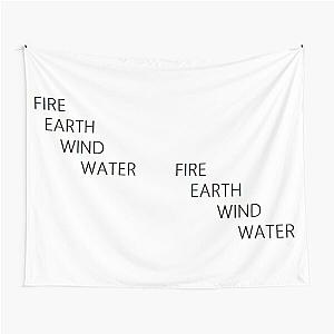 FIRE EARTH WIND WATER Tapestry