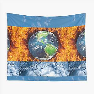 Earth Air Fire Water Tapestry