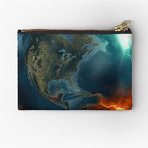 Planet Earth Globe Zipper Pouch