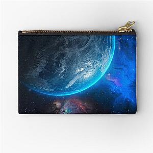 Earth in Space Zipper Pouch