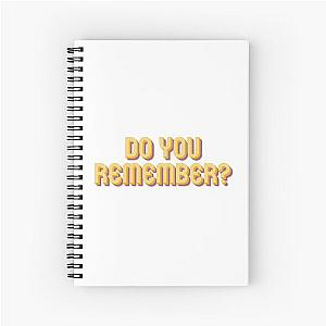 "Do You Remember?" Earth, Wind & Fire - September Spiral Notebook