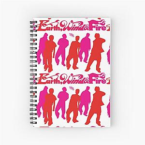 Silhouette design inspired by the group "boynextdoor" in the era earth,wind&fire Spiral Notebook