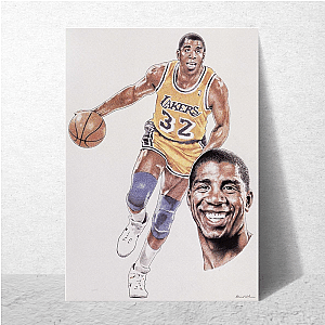 Earvin Magic Johnson All About The Win Earvin Posters