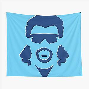 Blue Kenny Powers - Bold and Iconic Character Design Tapestry