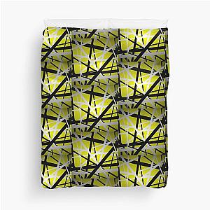 van halen stripes yellow Duvet Cover