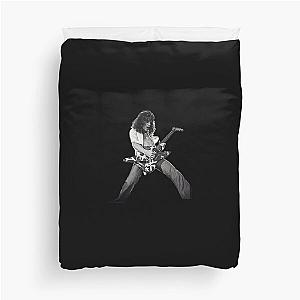 Men's Rock Guitarist EdDie VanHalen T-Shirt Duvet Cover